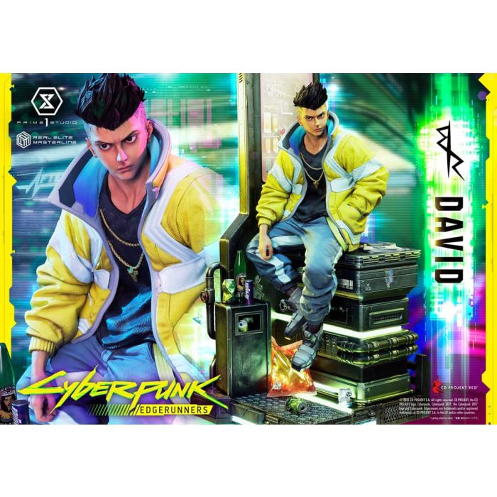 Cyberpunk: Edgerunners Real Elite Masterline Series Statue 1/4 David Bonus Version 58 cm 