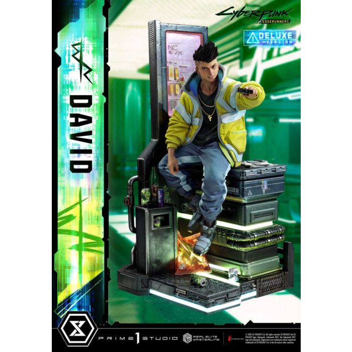Cyberpunk: Edgerunners Real Elite Masterline Series Statue 1/4 David Bonus Version 58 cm 