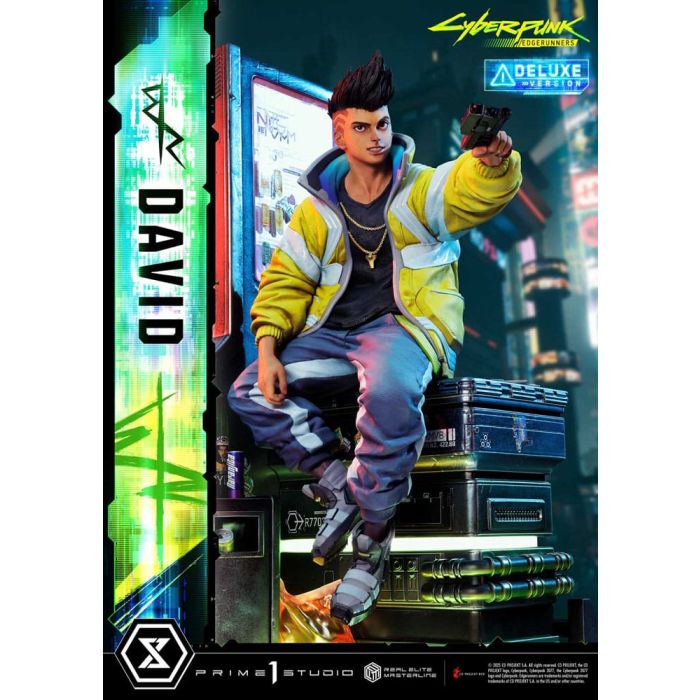 Cyberpunk: Edgerunners Real Elite Masterline Series Statue 1/4 David Bonus Version 58 cm 