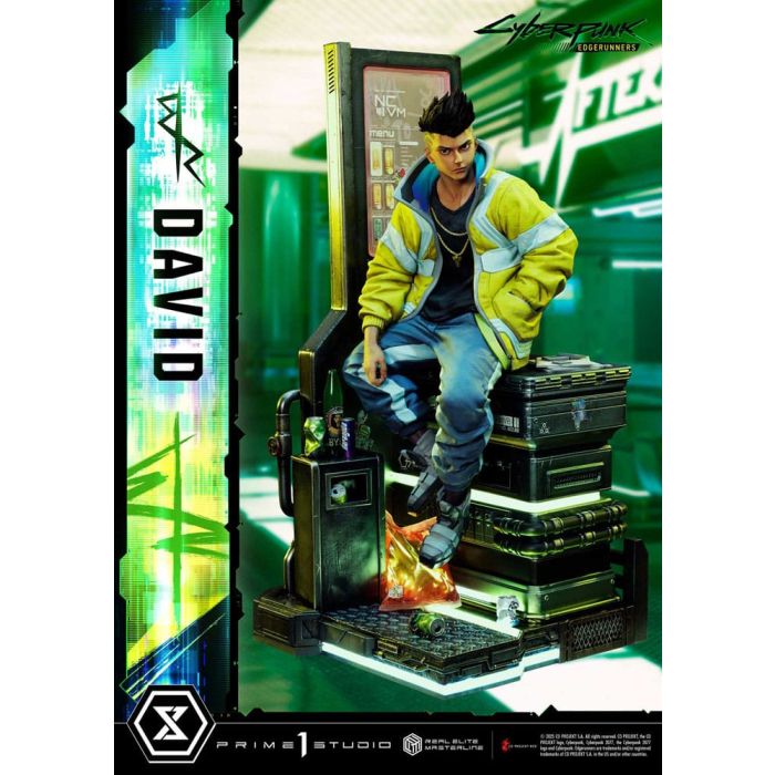 Cyberpunk: Edgerunners Real Elite Masterline Series Statue 1/4 David Bonus Version 58 cm 