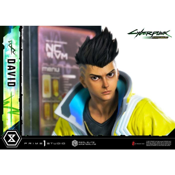 Cyberpunk: Edgerunners Real Elite Masterline Series Statue 1/4 David Bonus Version 58 cm 