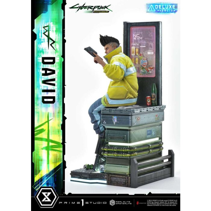 Cyberpunk: Edgerunners Real Elite Masterline Series Statue 1/4 David Bonus Version 58 cm 