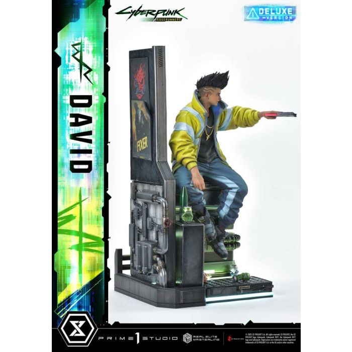 Cyberpunk: Edgerunners Real Elite Masterline Series Statue 1/4 David Bonus Version 58 cm 