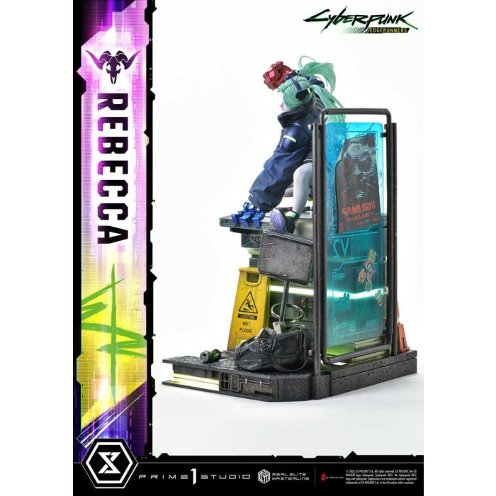 Cyberpunk: Edgerunners Real Elite Masterline Series Statue 1/4 Rebecca Deluxe Version 54 cm