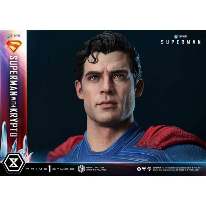 Superman (2025) Real Elite Masterline Series Statue 1/3 Superman with Krypto Bonus Version 95 cm