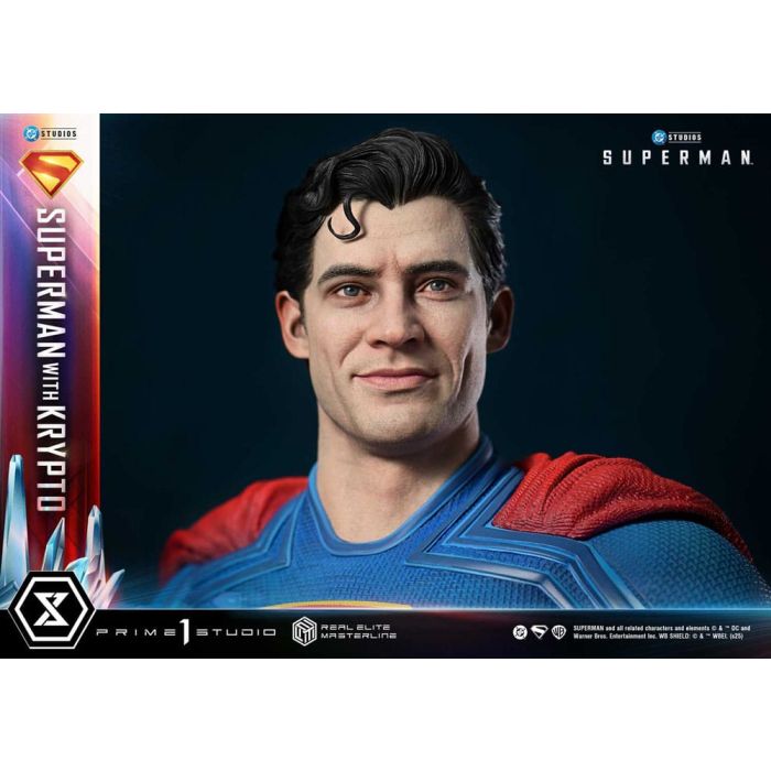 Superman (2025) Real Elite Masterline Series Statue 1/3 Superman with Krypto Bonus Version 95 cm