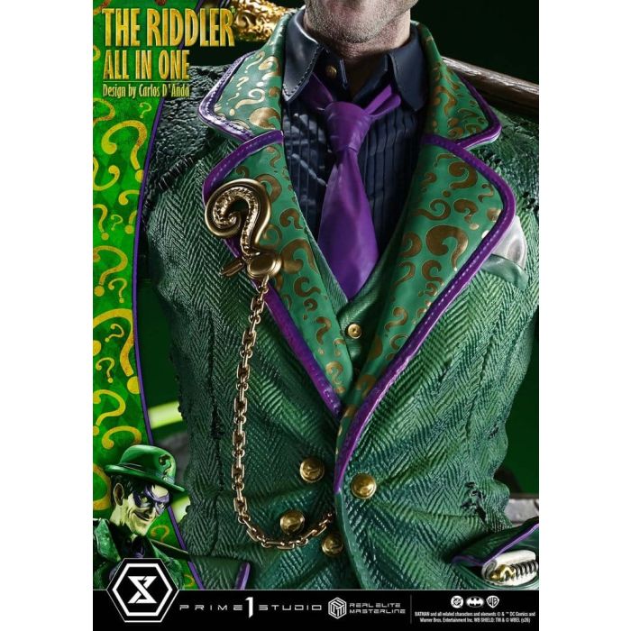 DC Comics Real Elite Masterline Series Statue 1/3 The Riddler All In One (Design by Carlos D'Anda) 74 cm