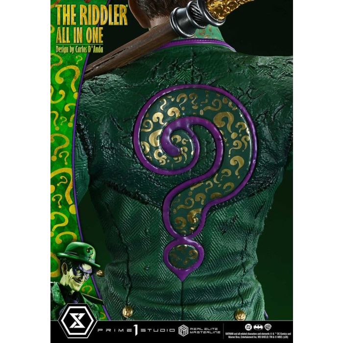 DC Comics Real Elite Masterline Series Statue 1/3 The Riddler All In One (Design by Carlos D'Anda) 74 cm