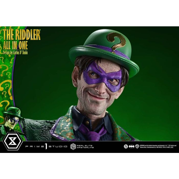 DC Comics Real Elite Masterline Series Statue 1/3 The Riddler All In One (Design by Carlos D'Anda) 74 cm