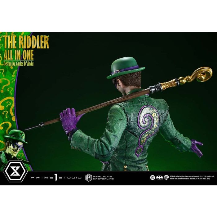 DC Comics Real Elite Masterline Series Statue 1/3 The Riddler All In One (Design by Carlos D'Anda) 74 cm