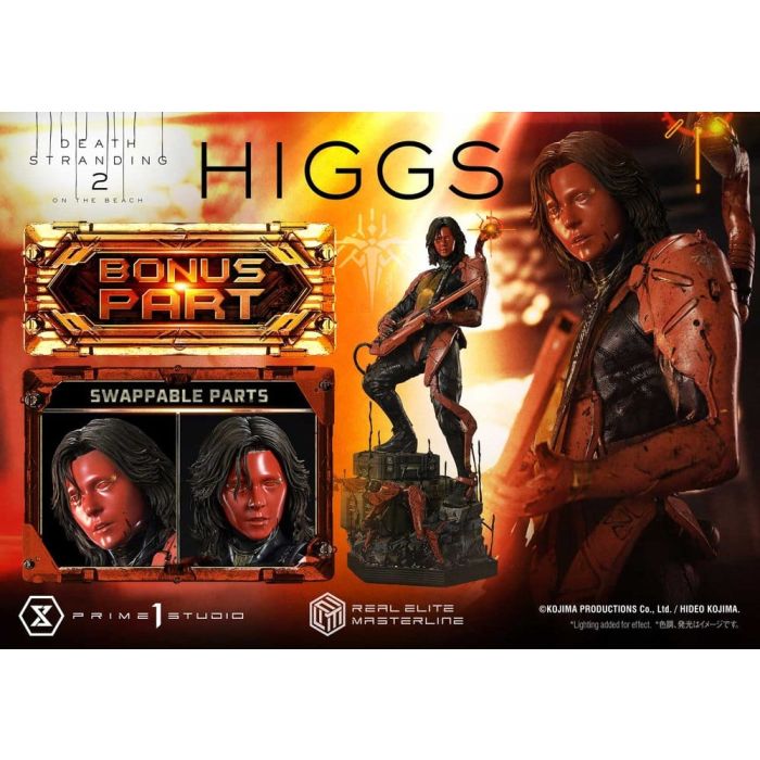 Death Stranding 2: On The Beach Real Elite Masterline Statue 1/3 Higgs DX Bonus Version 81 cm