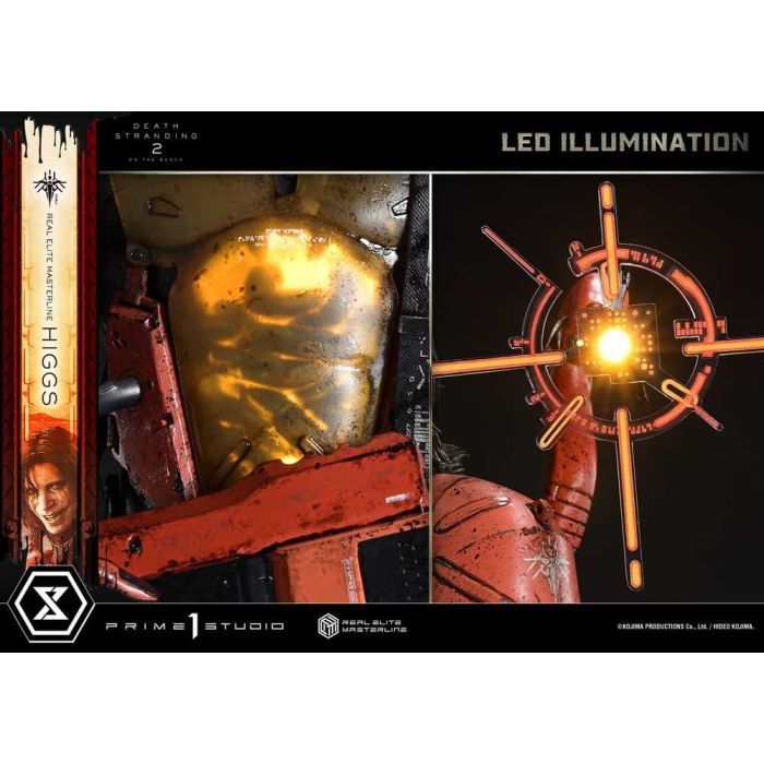 Death Stranding 2: On The Beach Real Elite Masterline Statue 1/3 Higgs DX Bonus Version 81 cm