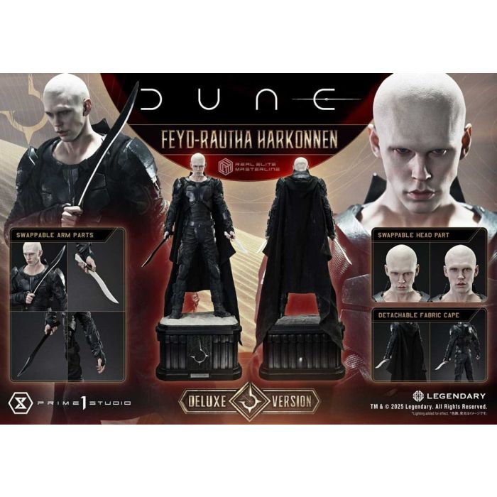 Dune: Part Two Real Elite Masterline Series Statue 1/3 Feyd-Rautha Harkonnen Ultimate Version 83 cm 