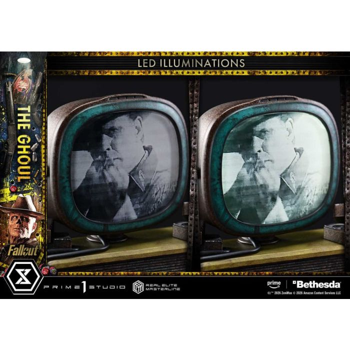 Fallout (TV Series) Real Elite Masterline Series Statue 1/4 The Ghoul Deluxe Version 64 cm