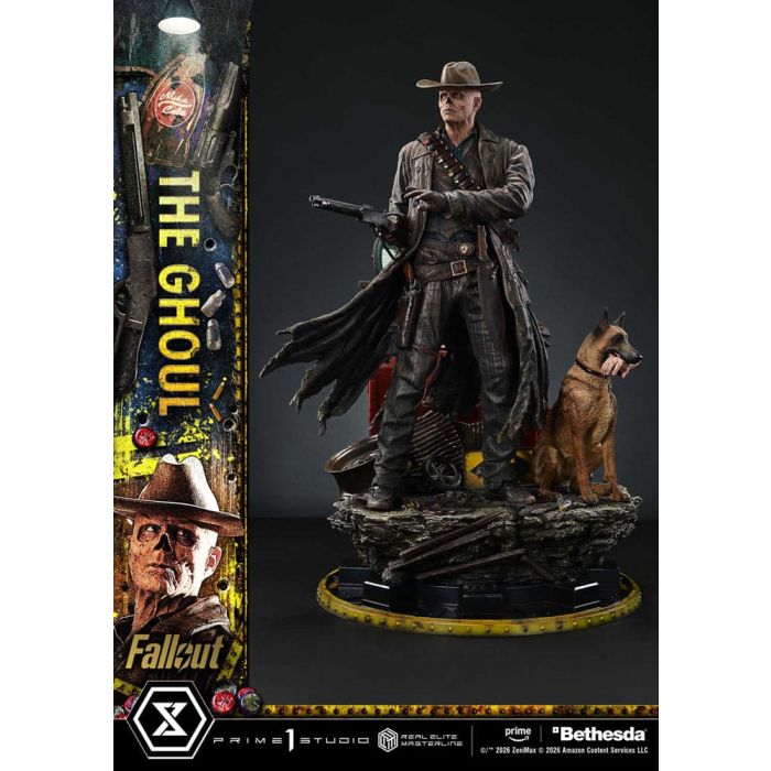 Fallout (TV Series) Real Elite Masterline Series Statue 1/4 The Ghoul Deluxe Version 64 cm