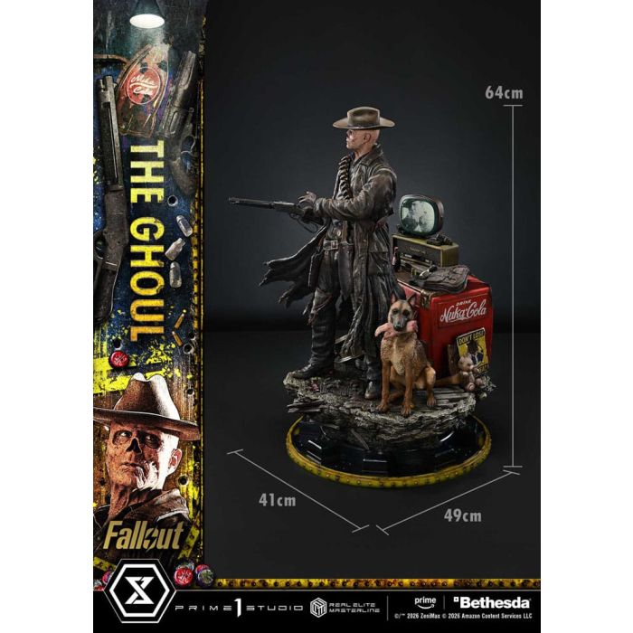 Fallout (TV Series) Real Elite Masterline Series Statue 1/4 The Ghoul Deluxe Version 64 cm