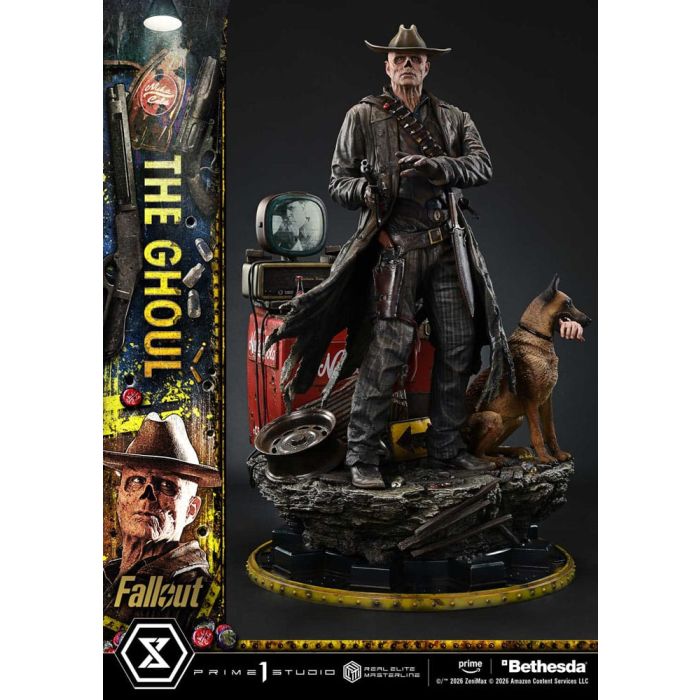 Fallout (TV Series) Real Elite Masterline Series Statue 1/4 The Ghoul Deluxe Version 64 cm
