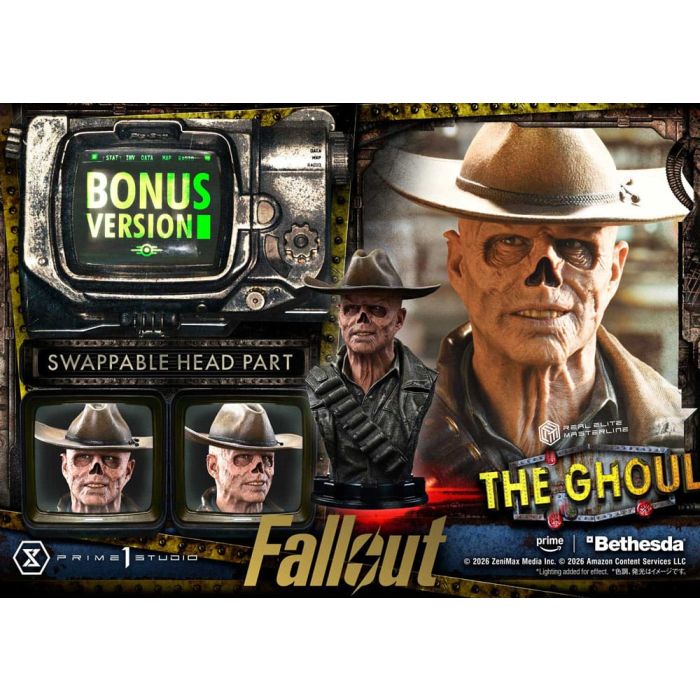 Fallout (TV Series) Real Elite Masterline Series Statue 1/4 The Ghoul DX Bonus Version 64 cm