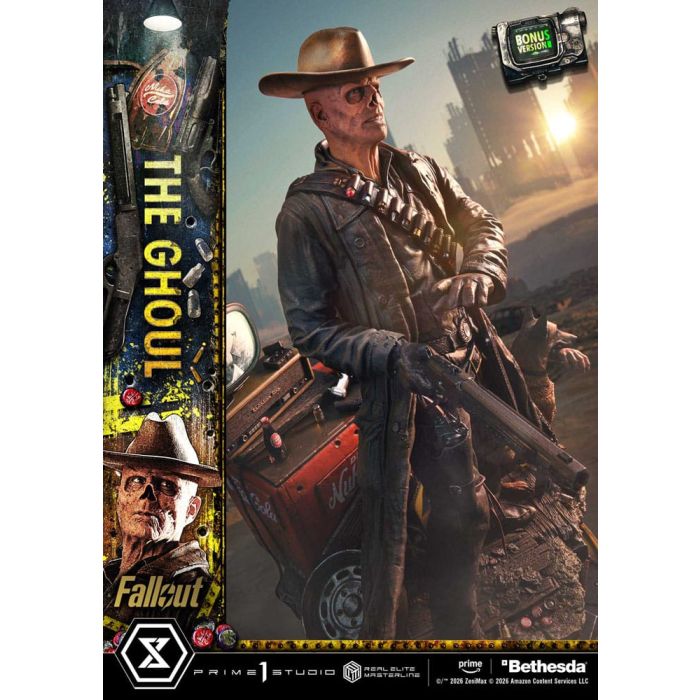 Fallout (TV Series) Real Elite Masterline Series Statue 1/4 The Ghoul DX Bonus Version 64 cm