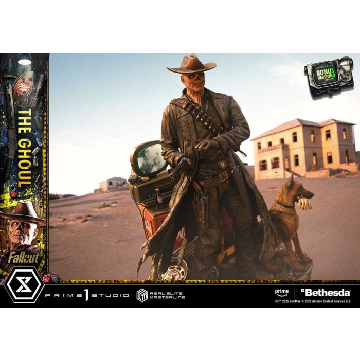 Fallout (TV Series) Real Elite Masterline Series Statue 1/4 The Ghoul DX Bonus Version 64 cm