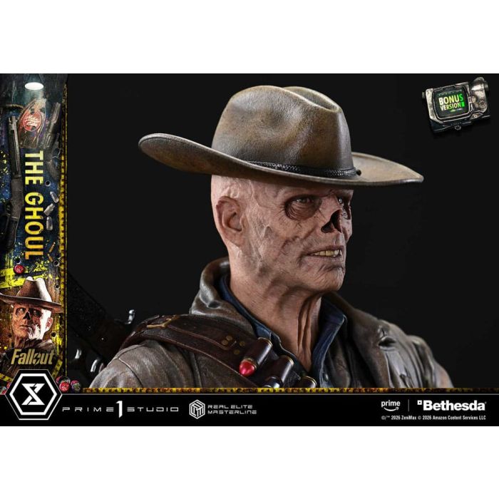 Fallout (TV Series) Real Elite Masterline Series Statue 1/4 The Ghoul DX Bonus Version 64 cm