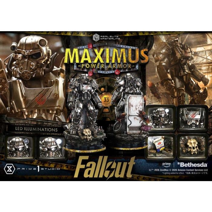 Fallout Real Elite Masterline Statue 1/4 Maximus Power Armor 67 cm