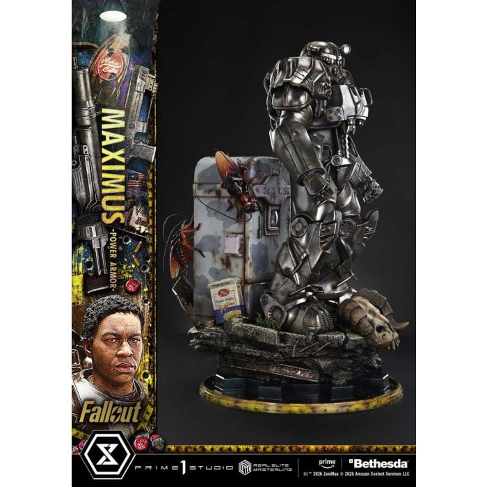 Fallout Real Elite Masterline Statue 1/4 Maximus Power Armor 67 cm