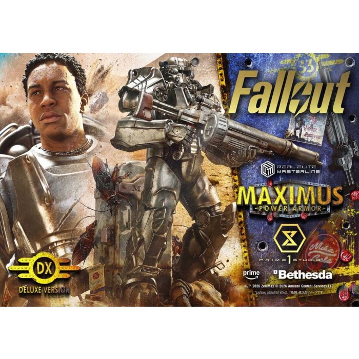 Fallout Real Elite Masterline Statue 1/4 Maximus Power Armor Deluxe Version 67 cm