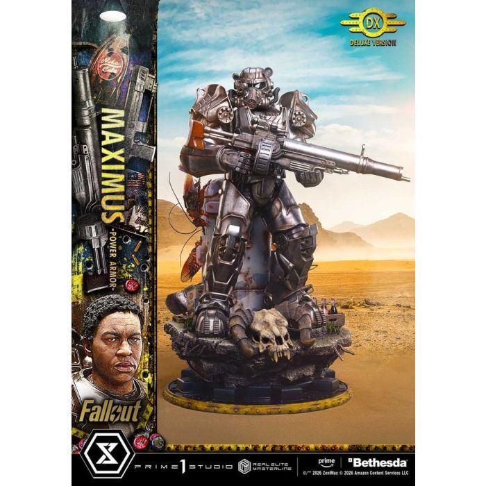 Fallout Real Elite Masterline Statue 1/4 Maximus Power Armor Deluxe Version 67 cm