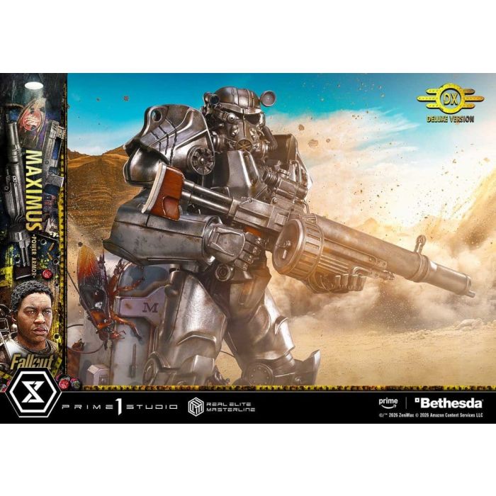 Fallout Real Elite Masterline Statue 1/4 Maximus Power Armor Deluxe Version 67 cm