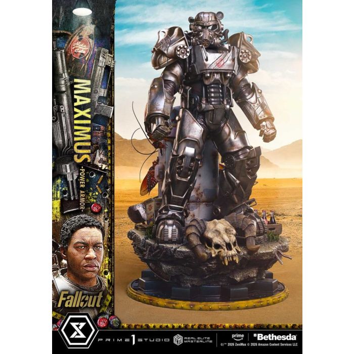 Fallout Real Elite Masterline Statue 1/4 Maximus Power Armor Deluxe Version 67 cm