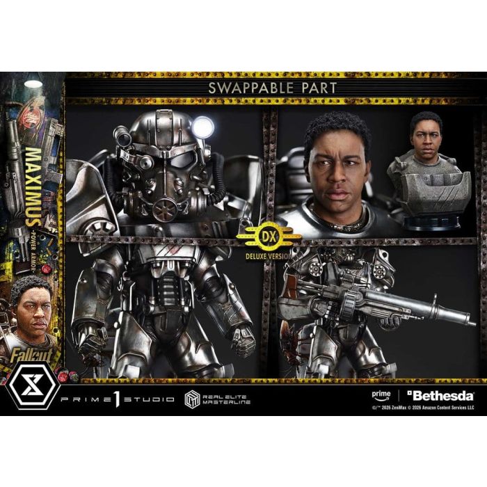 Fallout Real Elite Masterline Statue 1/4 Maximus Power Armor Deluxe Version 67 cm