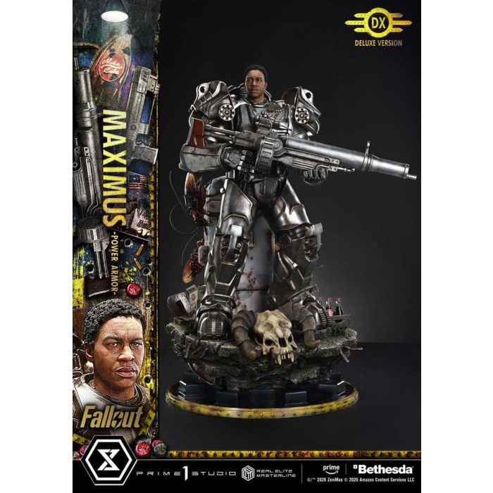 Fallout Real Elite Masterline Statue 1/4 Maximus Power Armor Deluxe Version 67 cm