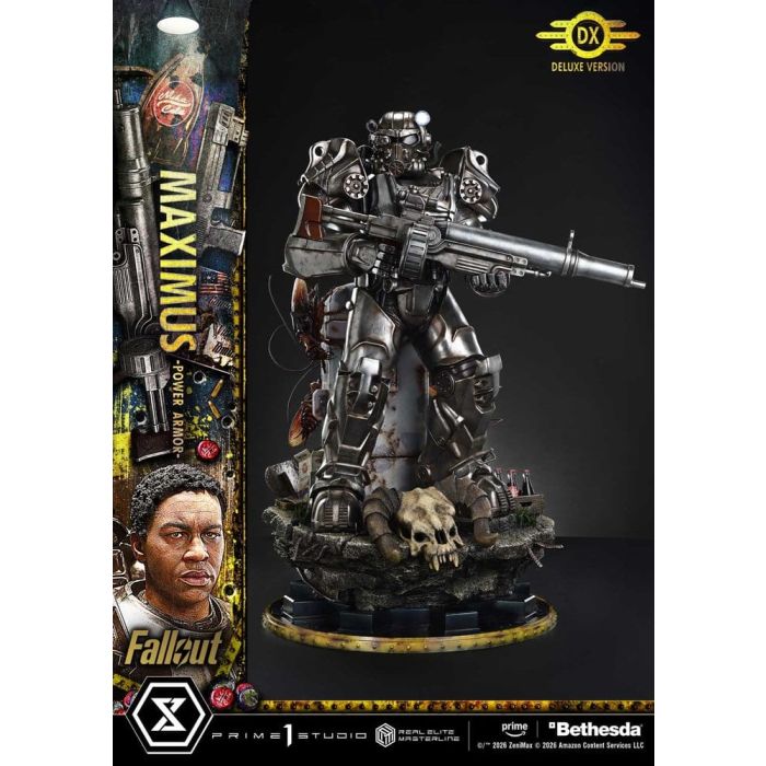 Fallout Real Elite Masterline Statue 1/4 Maximus Power Armor Deluxe Version 67 cm
