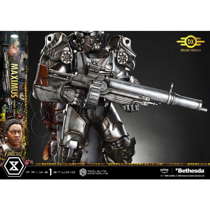 Fallout Real Elite Masterline Statue 1/4 Maximus Power Armor Deluxe Version 67 cm