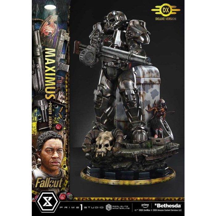 Fallout Real Elite Masterline Statue 1/4 Maximus Power Armor Deluxe Version 67 cm