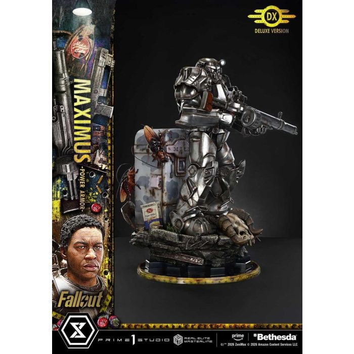 Fallout Real Elite Masterline Statue 1/4 Maximus Power Armor Deluxe Version 67 cm