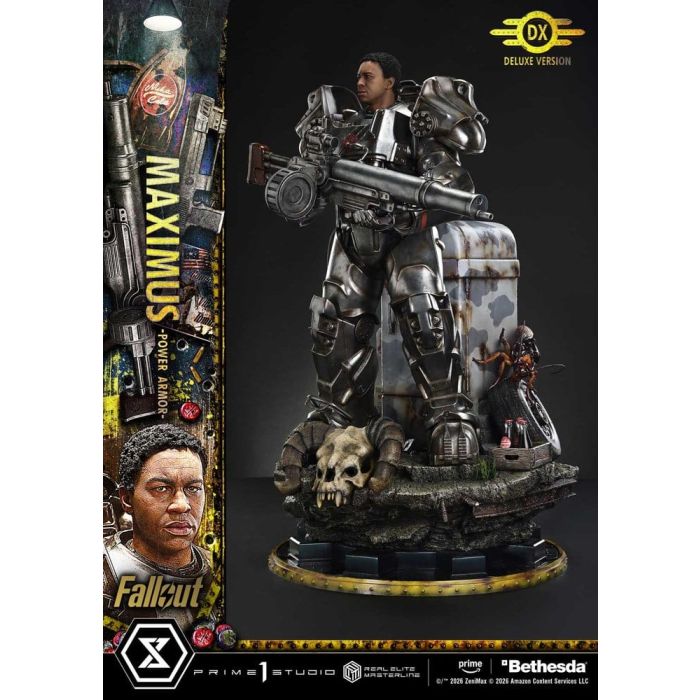 Fallout Real Elite Masterline Statue 1/4 Maximus Power Armor Deluxe Version 67 cm