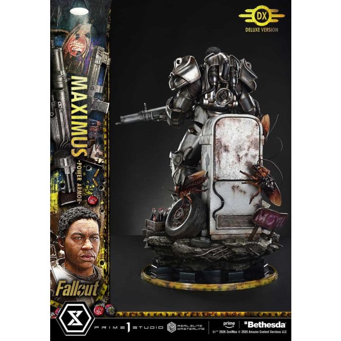 Fallout Real Elite Masterline Statue 1/4 Maximus Power Armor Deluxe Version 67 cm