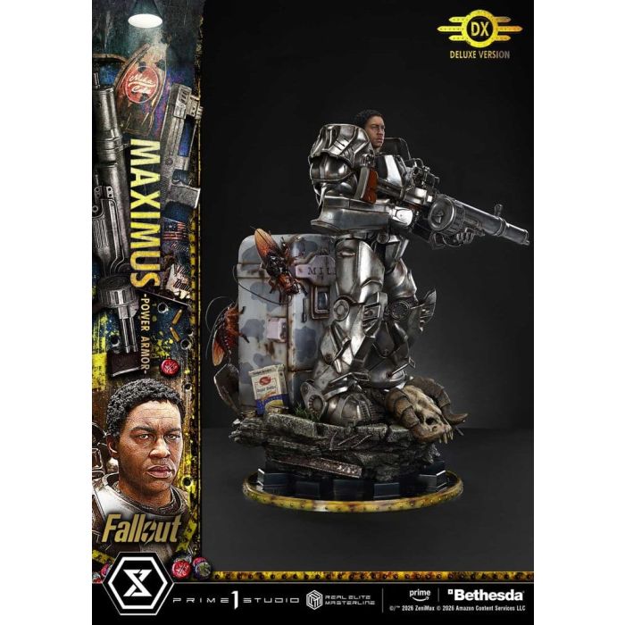 Fallout Real Elite Masterline Statue 1/4 Maximus Power Armor Deluxe Version 67 cm