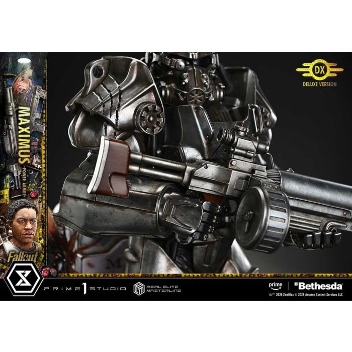 Fallout Real Elite Masterline Statue 1/4 Maximus Power Armor Deluxe Version 67 cm