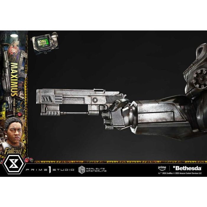 Fallout Real Elite Masterline Statue 1/4 Maximus Power Armor DX Bonus Version 67 cm