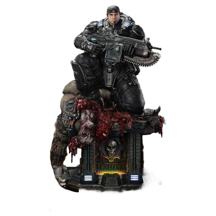 Gears of War: Reloaded Real Elite Masterline Series Statue 1/3 Marcus Fenix Ultimate Version 97 cm