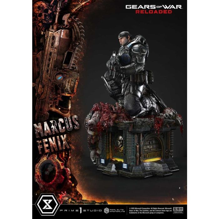 Gears of War: Reloaded Real Elite Masterline Series Statue 1/3 Marcus Fenix Ultimate Version 97 cm