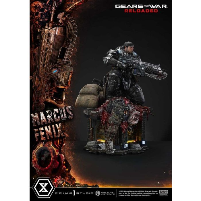 Gears of War: Reloaded Real Elite Masterline Series Statue 1/3 Marcus Fenix Ultimate Version 97 cm