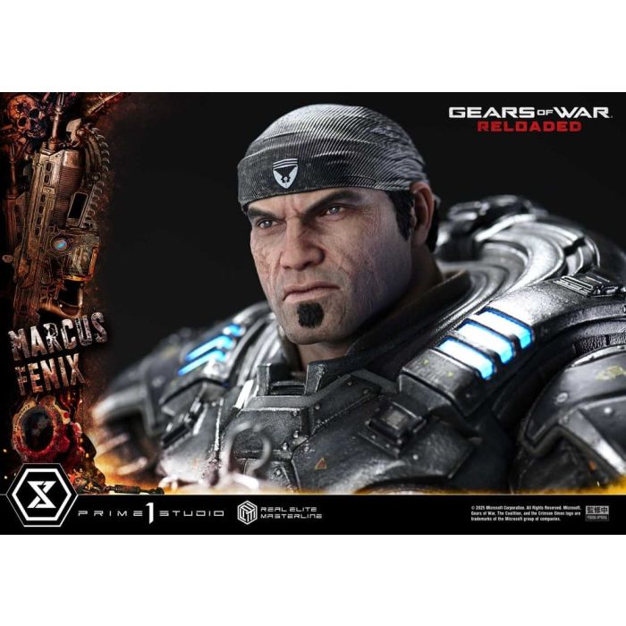 Gears of War: Reloaded Real Elite Masterline Series Statue 1/3 Marcus Fenix Ultimate Version 97 cm