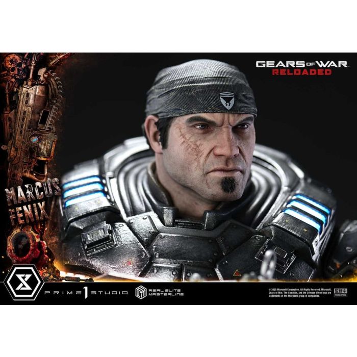 Gears of War: Reloaded Real Elite Masterline Series Statue 1/3 Marcus Fenix Ultimate Version 97 cm