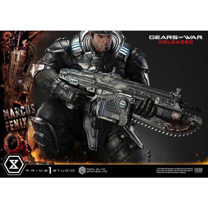 Gears of War: Reloaded Real Elite Masterline Series Statue 1/3 Marcus Fenix Ultimate Version 97 cm