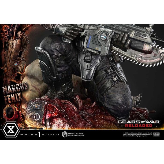 Gears of War: Reloaded Real Elite Masterline Series Statue 1/3 Marcus Fenix Ultimate Version 97 cm