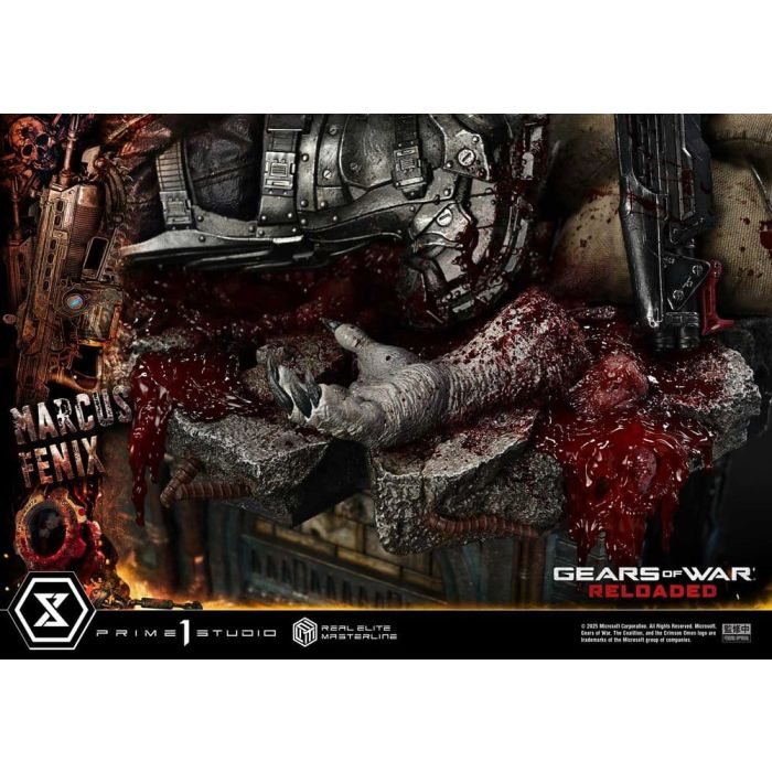 Gears of War: Reloaded Real Elite Masterline Series Statue 1/3 Marcus Fenix Ultimate Version 97 cm